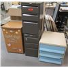 Image 1 : Qty 4 Multi-Drawer Cabinets, Misc Sizes