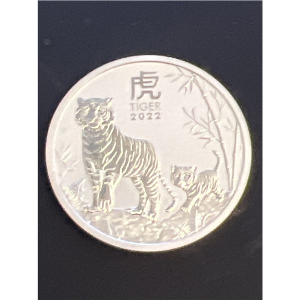Year of the Tiger 1/2 oz fine silver .9999. 50 cent Australia