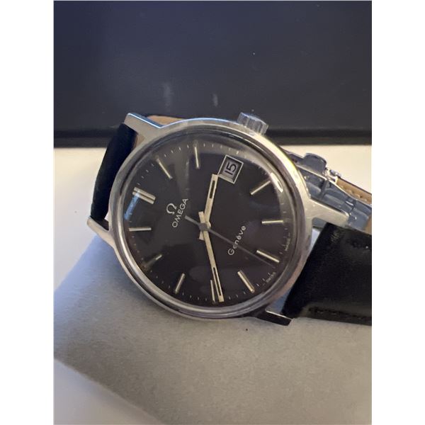 Omega Geneve Vintage 1970's Black dial