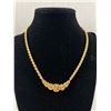 Image 1 : 14k Yellow Gold  8.1 Grams Rosetta Love Knot Necklace Marked & Tested