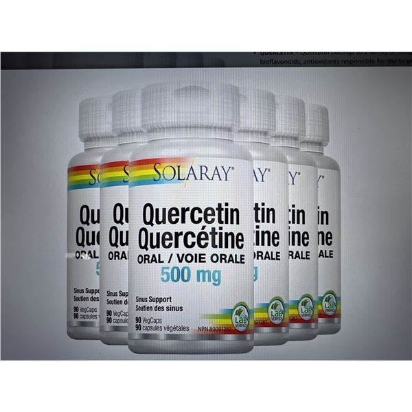 Quercetin 500mg 6 pack NEW