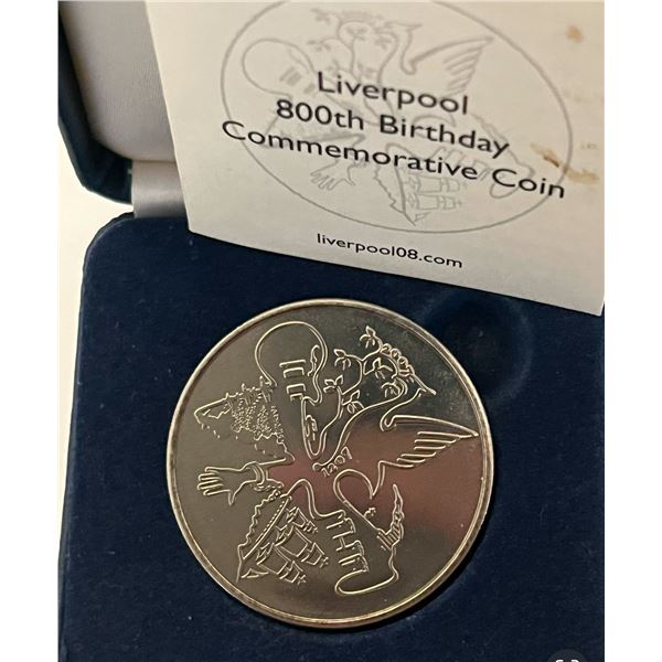 Liverpool 800th Birthday 1207-2007 Commemorative Coin