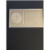 Image 2 : Franklin Mint 1000 Grains  .925 Sterling Silver Ingot 1938 Alfa Romeo