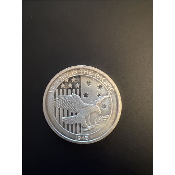 Fine silver .999 1/2 oz 2017 coin Victory in the Pacific  50 cents Australia