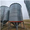 Image 2 : IMPORTANT NOTE: This bin has approx. 1-ring of spoiled grain, Twister 5-Ring hopper btm c/w ladder &