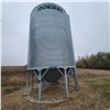 Image 1 : Goebel 5-Ring hopper btm c/w ladder & opener, double skid, 3500 Bu. has aeration system, Removal by