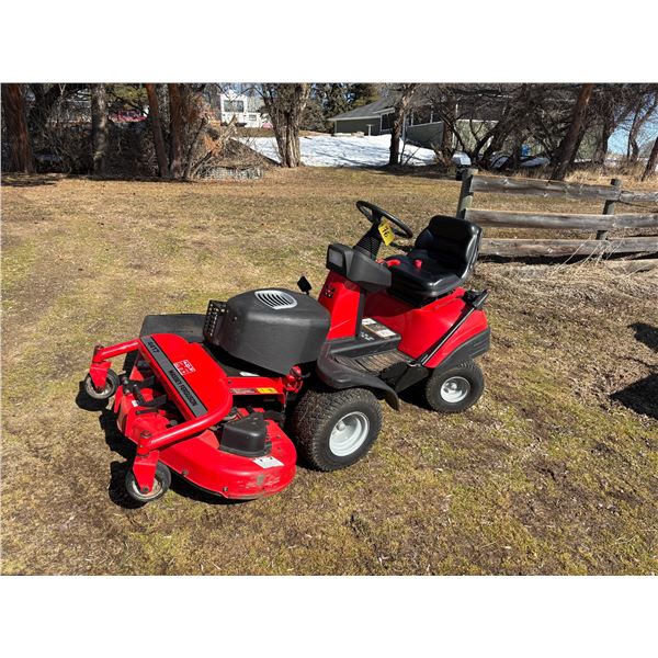 MF 4417 riding mower, SN. W34267, original owner, shedded (Located on the Southside of the bldg.)
