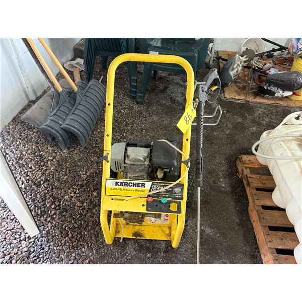 Karcher 2400 PSI pressure washer c/w 5 Hp Honda