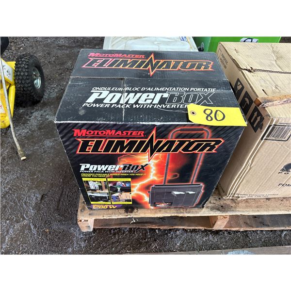 MotoMaster power box, power pack c/w inverter