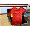 Image 1 : Approx. 9- black & red Heavy duty totes