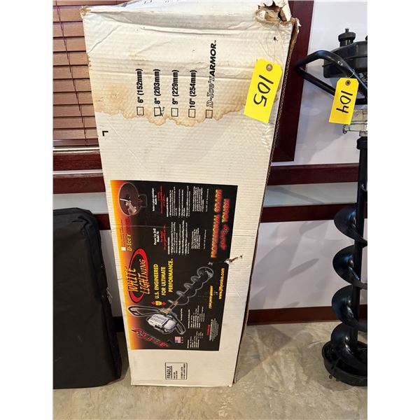 Jiffy white lighting, 2 Hp gas ice auger