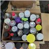 Image 5 : Case of DMO gold oil 0W-40SL, 3- Pails of motor oil, 3- jugs of Spirex, hand cleaner, spray paints a