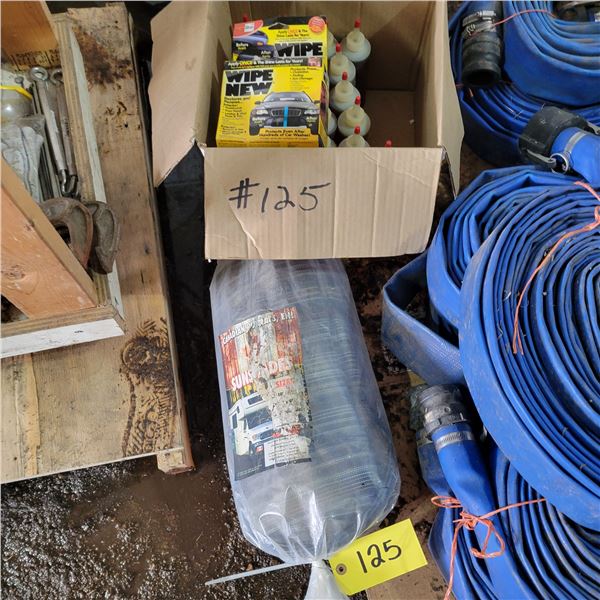 Sunshades Approx. 10 ft & qty of Nut Cracker lubricant