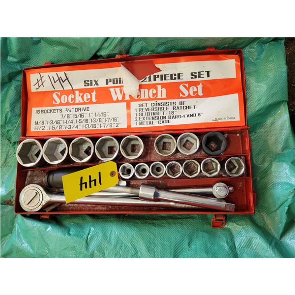 3/4 in socket set