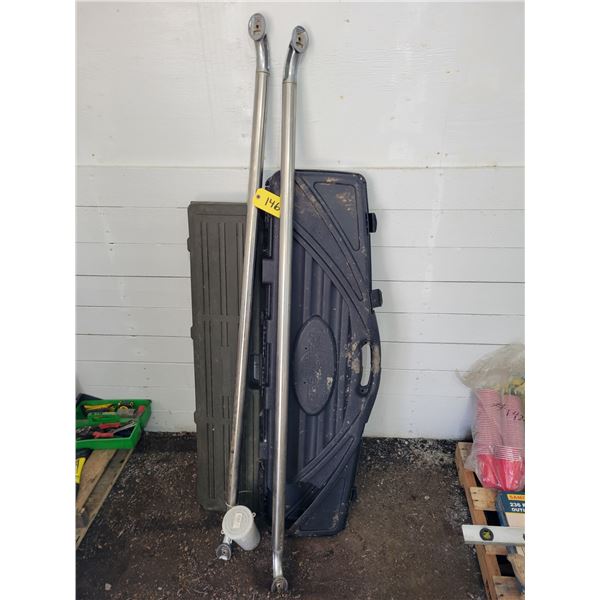 Truck hand rails & 2- plastic cases