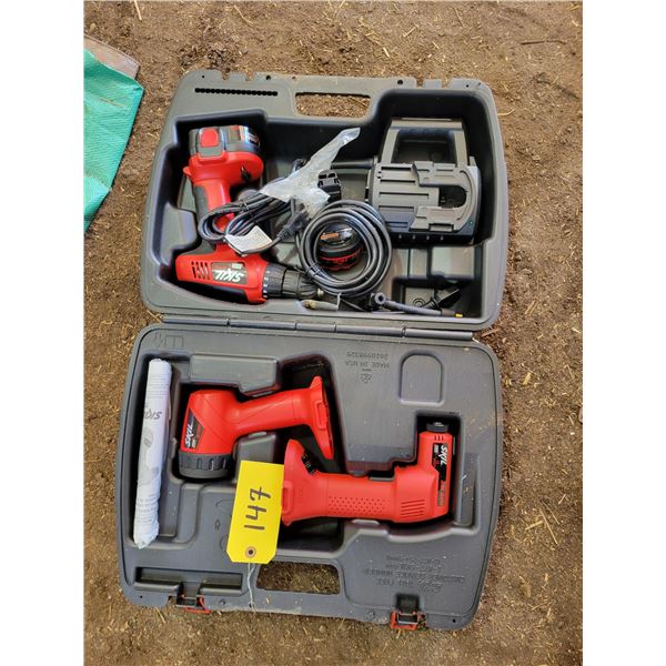 Skil battery operated tool set