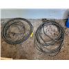 Image 1 : Heavy black roll of elec. & roll of copper cable