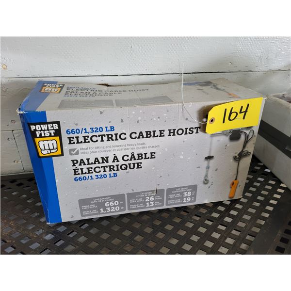 1320 lb cable hoist
