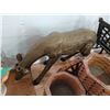 Image 3 : Wooden garden planter on wheels & deer, slight damage