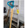 Image 3 : Alum. Step ladder & 3- snow shovels
