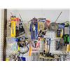 Image 2 : Large qty of tools and misc. On peg board (peg board does not sell) Bring your own Pails and/or Boxe