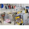 Image 7 : Large qty of tools and misc. On peg board (peg board does not sell) Bring your own Pails and/or Boxe