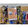 Image 3 : Large qty of tools and misc. On peg board (peg board does not sell) Bring your own Pails and/or Boxe