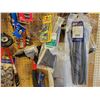 Image 5 : Large qty of tools and misc. On peg board (peg board does not sell) Bring your own Pails and/or Boxe