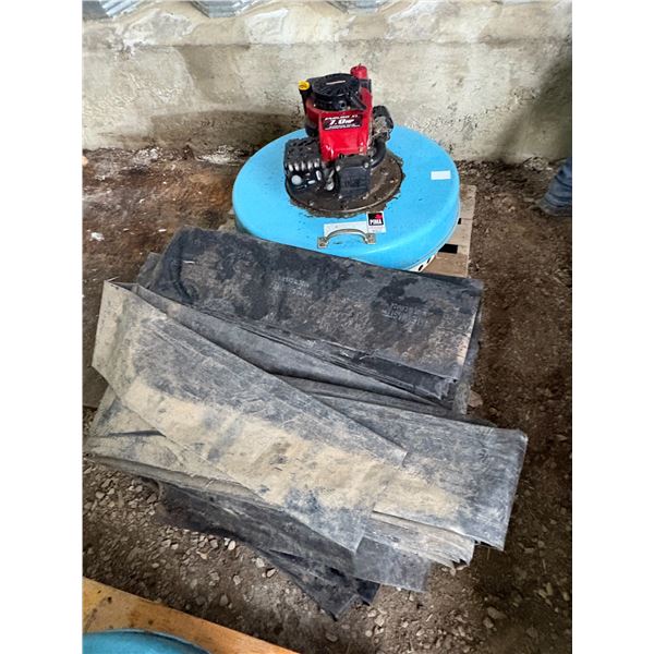 7.0 Hp floating water pump c/w qty of hose