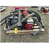 Image 1 : 5.0 Hp water pump & 5.5 Hp (red) pump c/w hoses and suction screen