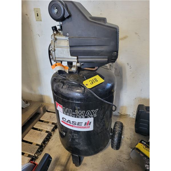 Hi-Way upright portable air compressor