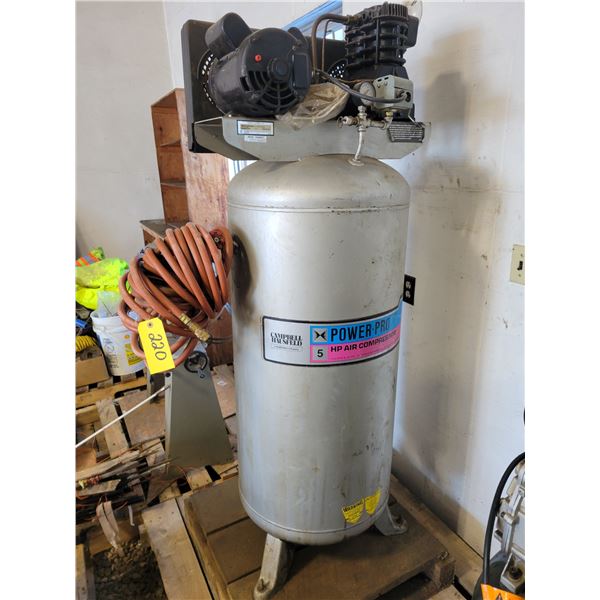 Power pro 5 Hp upright air compressor