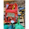 Image 7 : Tool boxes, lights, watering cans, booster cables and misc.