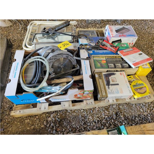 Elec. Drill , skill saw grease guns, wire stripper, air dye grinder & various newer tools