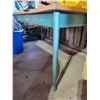 Image 3 : Green metal frame table