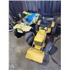 Image 1 : Children's Suzuki 500 Quad racer, 12-Volt quad & Yellow peddle tractor c/w bucket