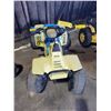 Image 3 : Children's Suzuki 500 Quad racer, 12-Volt quad & Yellow peddle tractor c/w bucket