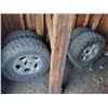 Image 1 : 4- Toyo tires, 8- hole rims, LT295/70R17 (from Dodge 3/4 ton 4x4 truck)