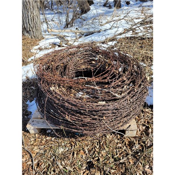 Qty of used barb wire