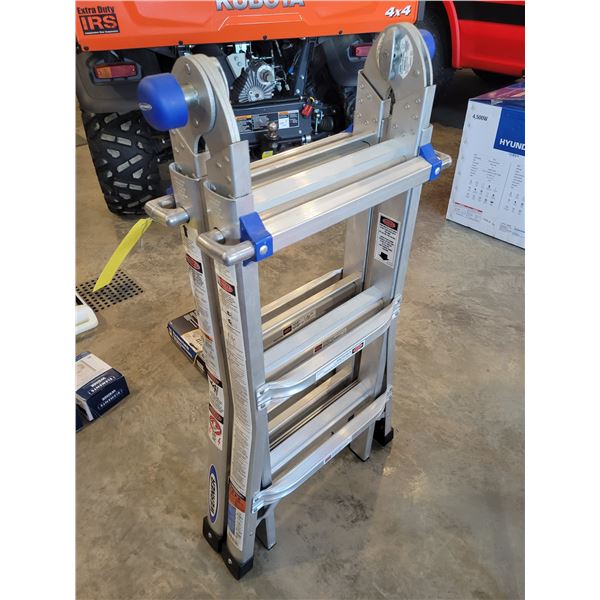 Werner 13 ft folding alum. Ladder, as new