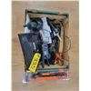 Image 1 : Box of 2-way radios, 2- buck grunts, digital frame, Champion Bi-pod