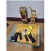 Image 1 : Trophy's, small thermos, buck knife & multi tool