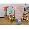 Image 1 : Children's pop-up play center, foam chair, crib mattress, wooden rocking chair etc.