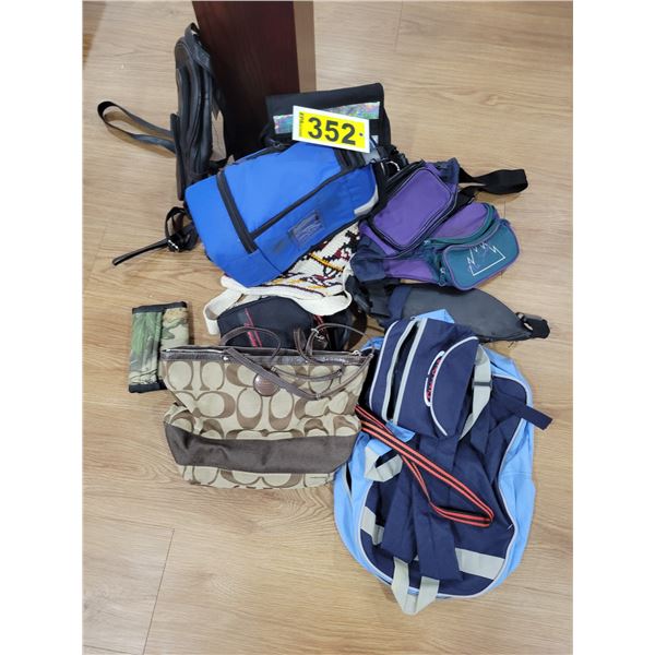 Qty of lunch kits, back packs & bags