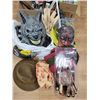 Image 2 : Qty of Halloween costumes & décor, Chucky doll, Weiser door knobs (as new) and misc.