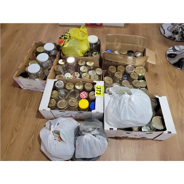 Large qty of various jars