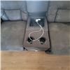 Image 3 : Lazy Boy 3-Seater powered black leatherette couch c/w remote