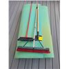 Image 1 : 2- Brooms, ice chipper & foam matt