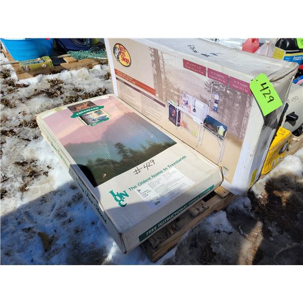 Loc-On Co. Treestand & Bass Pro Shop deluxe camp kitchen