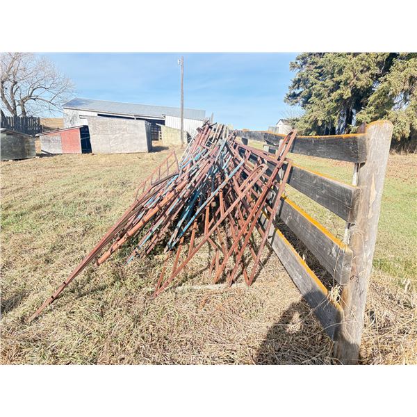 (Selling all together) Approx. 12- various steel panels (Head squeeze sells separate)